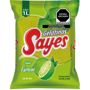 GELATINA  AGUA  SABOR  LIMON