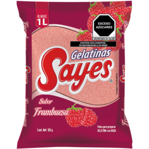 GELATINA  AGUA  SABOR  FRAMBUESA