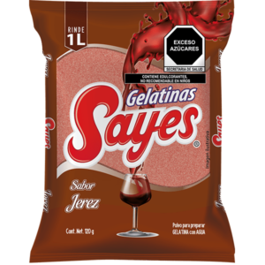 GELATINA  AGUA  SABOR  JEREZ