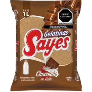GELATINA  LECHE  SABOR  CHOCOLATE