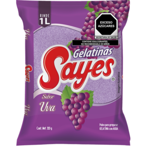 GELATINA  AGUA  SABOR  UVA