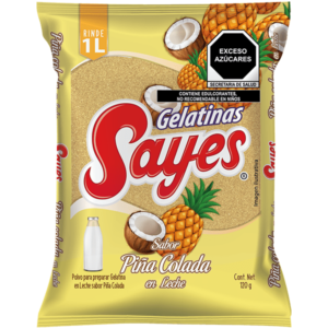 GELATINA LECHE SABOR PIÑA COLADA