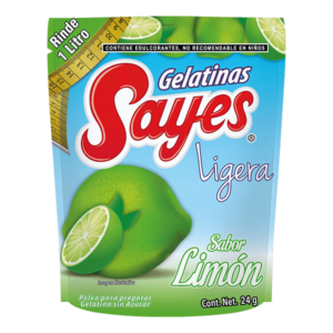 GELATINA    LIGERA  SABOR  LIMON