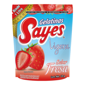 GELATINA    LIGERA  SABOR  FRESA AGUA