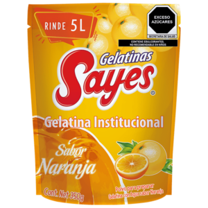 GELATINA  AGUA  SABOR  NARANJA