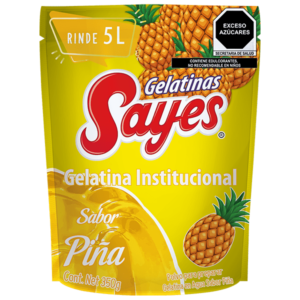 GELATINA  AGUA  SABOR  PIÑA
