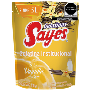 GELATINA  LECHE  SABOR  VAINILLA