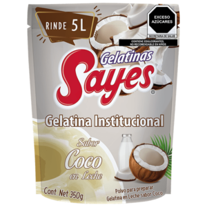 GELATINA  LECHE  SABOR  COCO