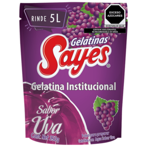 GELATINA AGUA SABOR UVA
