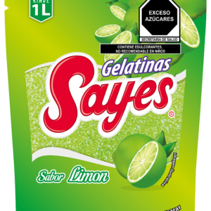 GELATINA AGUA   SABOR LIMON