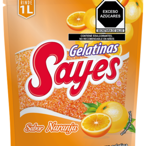GELATINA AGUA   SABOR NARANJA