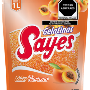 GELATINA AGUA   SABOR DURAZNO