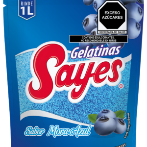GELATINA AGUA   SABOR MORA AZUL
