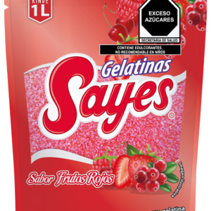 GELATINA AGUA   SABOR FRUTOS ROJOS
