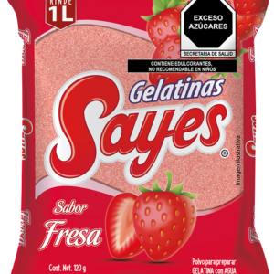 GELATINA AGUA   SABOR FRESA AGUA