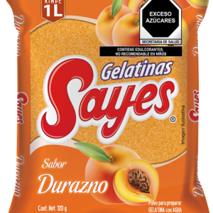 GELATINA AGUA   SABOR DURAZNO
