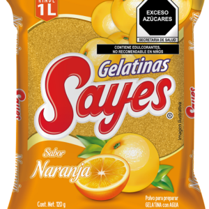 GELATINA AGUA   SABOR NARANJA