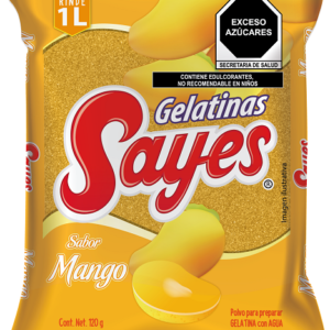 GELATINA AGUA   SABOR MANGO
