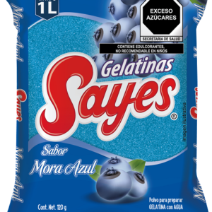 GELATINA AGUA   SABOR MORA AZUL