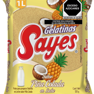 GELATINA LECHE   SABOR PIÑA COLADA