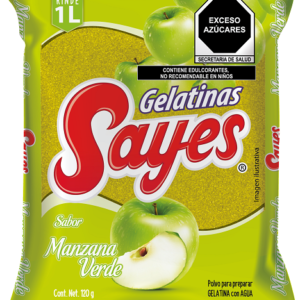 GELATINA AGUA   SABOR MANZANA VERDE